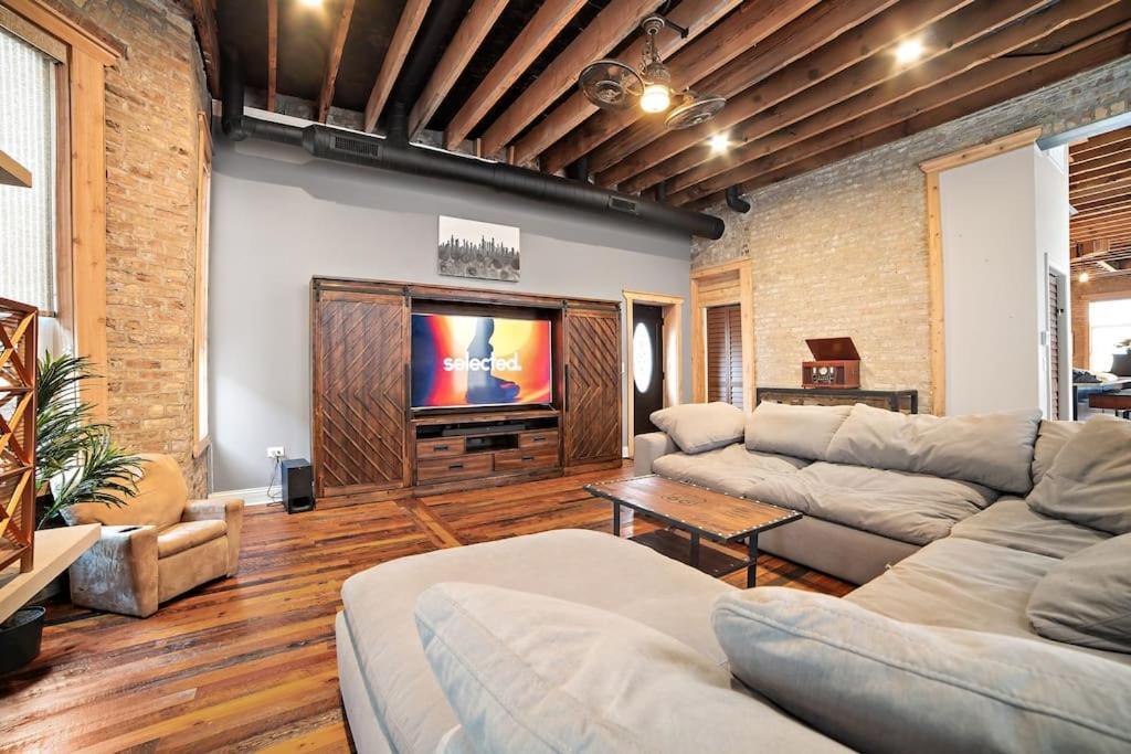 Chicago Mid-Century Gem Steps From United Center Villa Exterior foto