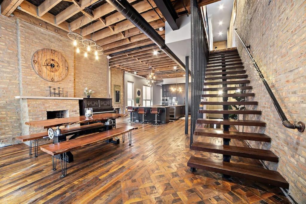 Chicago Mid-Century Gem Steps From United Center Villa Exterior foto