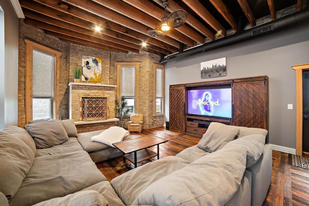 Chicago Mid-Century Gem Steps From United Center Villa Exterior foto